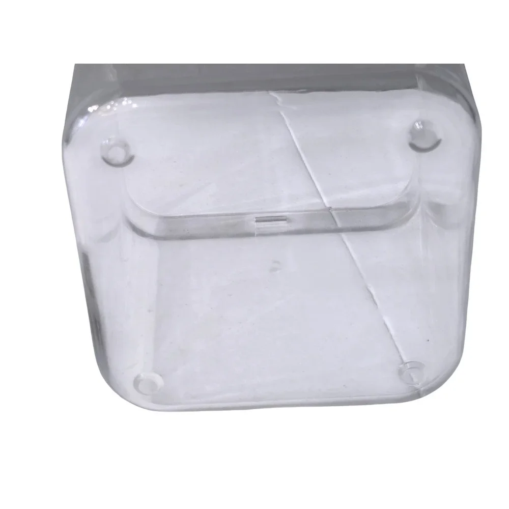 Kitchen Safe Time Locking Container Clear White Square Digital Timer Canister